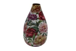 Metal vase d.12x20.5cm