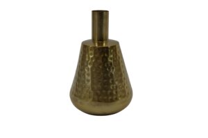 Metal vase d.16x25cm