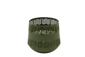 Metal tealight holder d.13x12.5cm