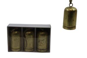 Metal bell d.6x13cm S/3