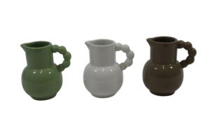 Ceramic vase 12.6x9.8x14cm