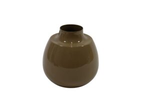 Metal vase d.16x17cm