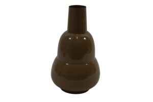 Metal vase d.17x30cm