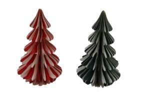 Paper x-mas tree d.12x20cm