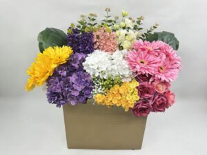 Mixed  flower display 50x30x60cm