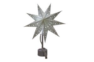 Paper star Led lamp on stand 33x13x44cm
