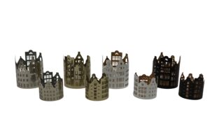 Metal tealight holder S/2