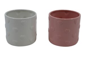 Ceramic flower pot d.14x12.7cm