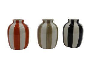 Ceramic vase d.12.3x17cm